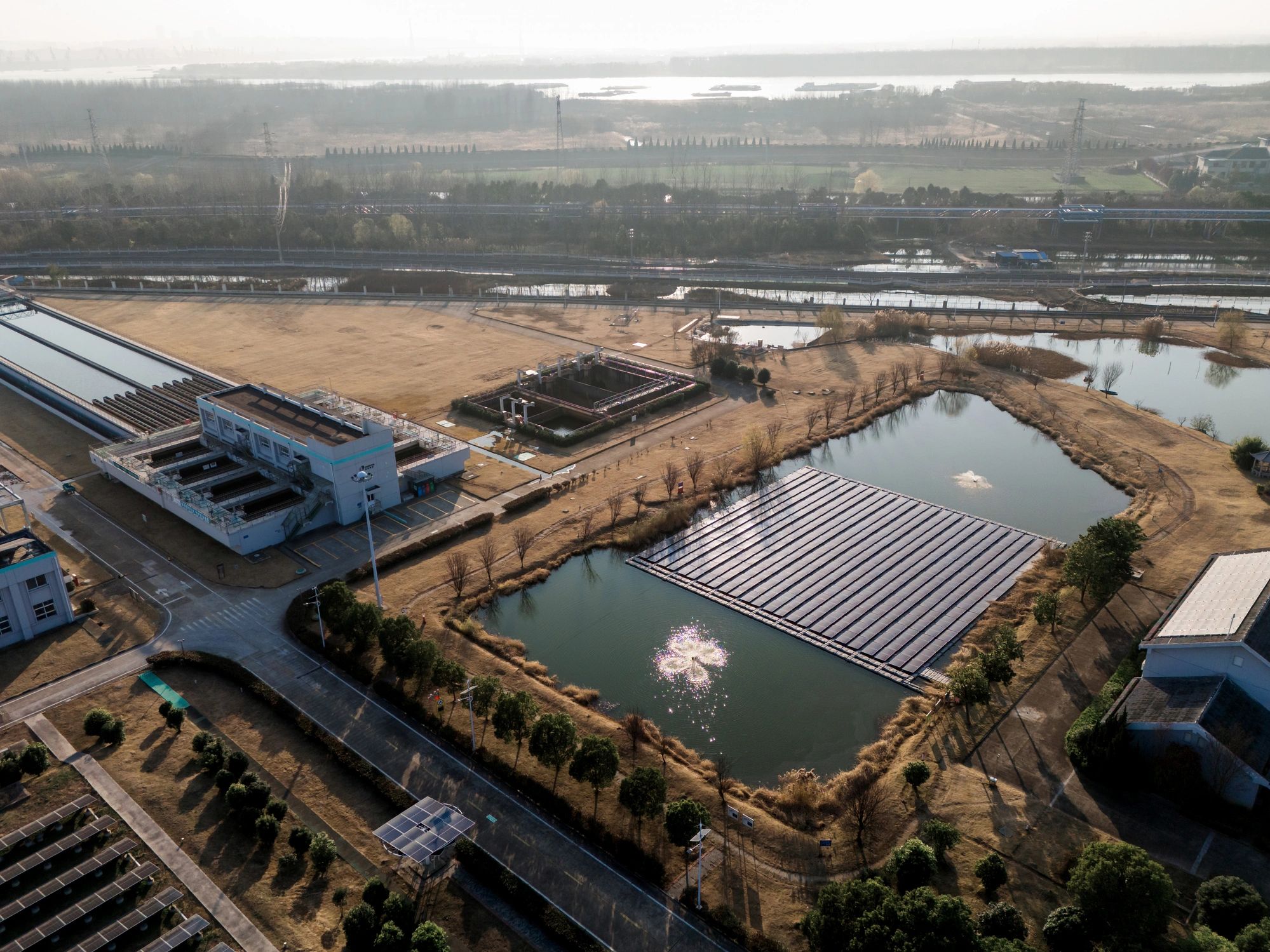Solar panels supporting farm energy infrastructure